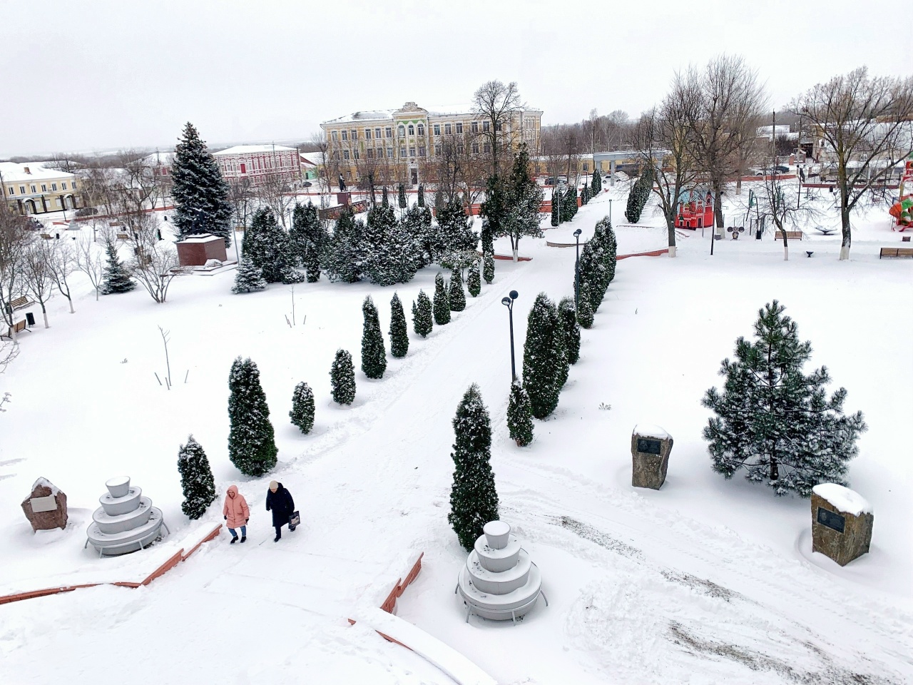Наш снежный Богучар.